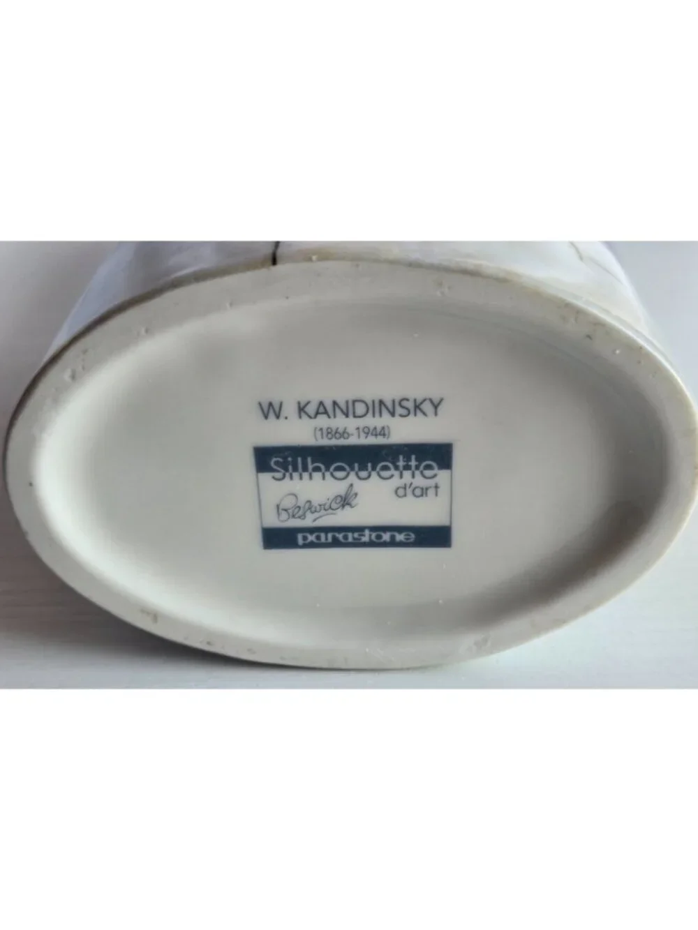 Kandinsky Modern Art Ceramic Flower Vase 9.2in High Beswick Parastone SDA25